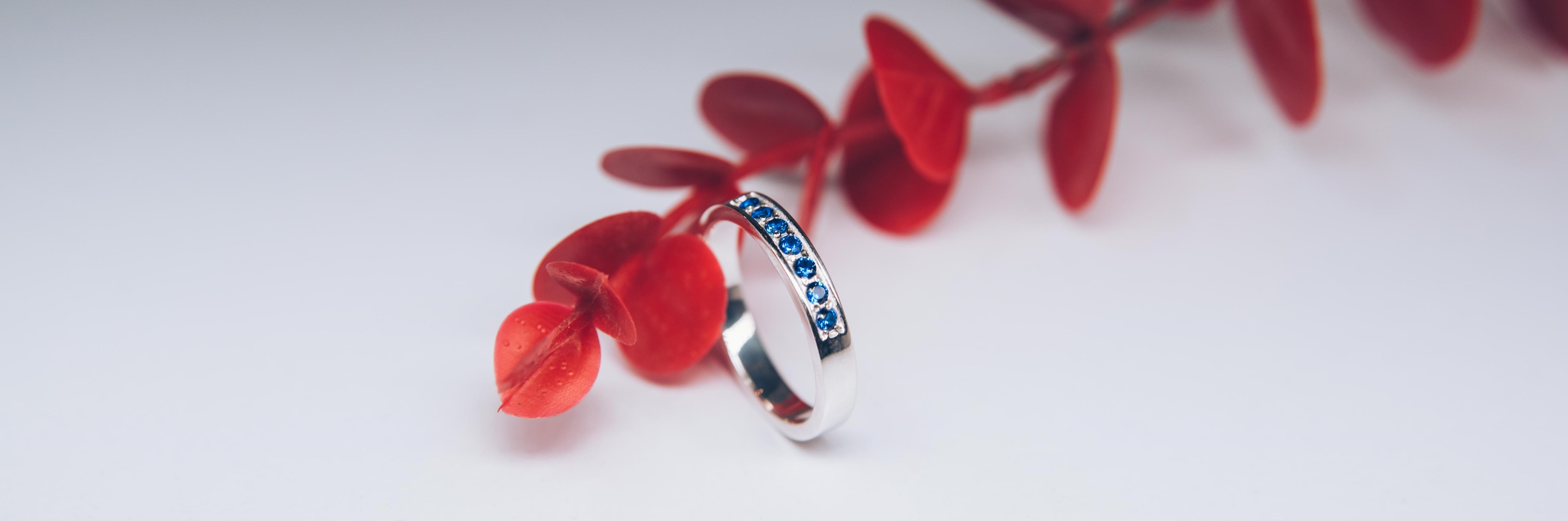Gemstone Wedding Rings
