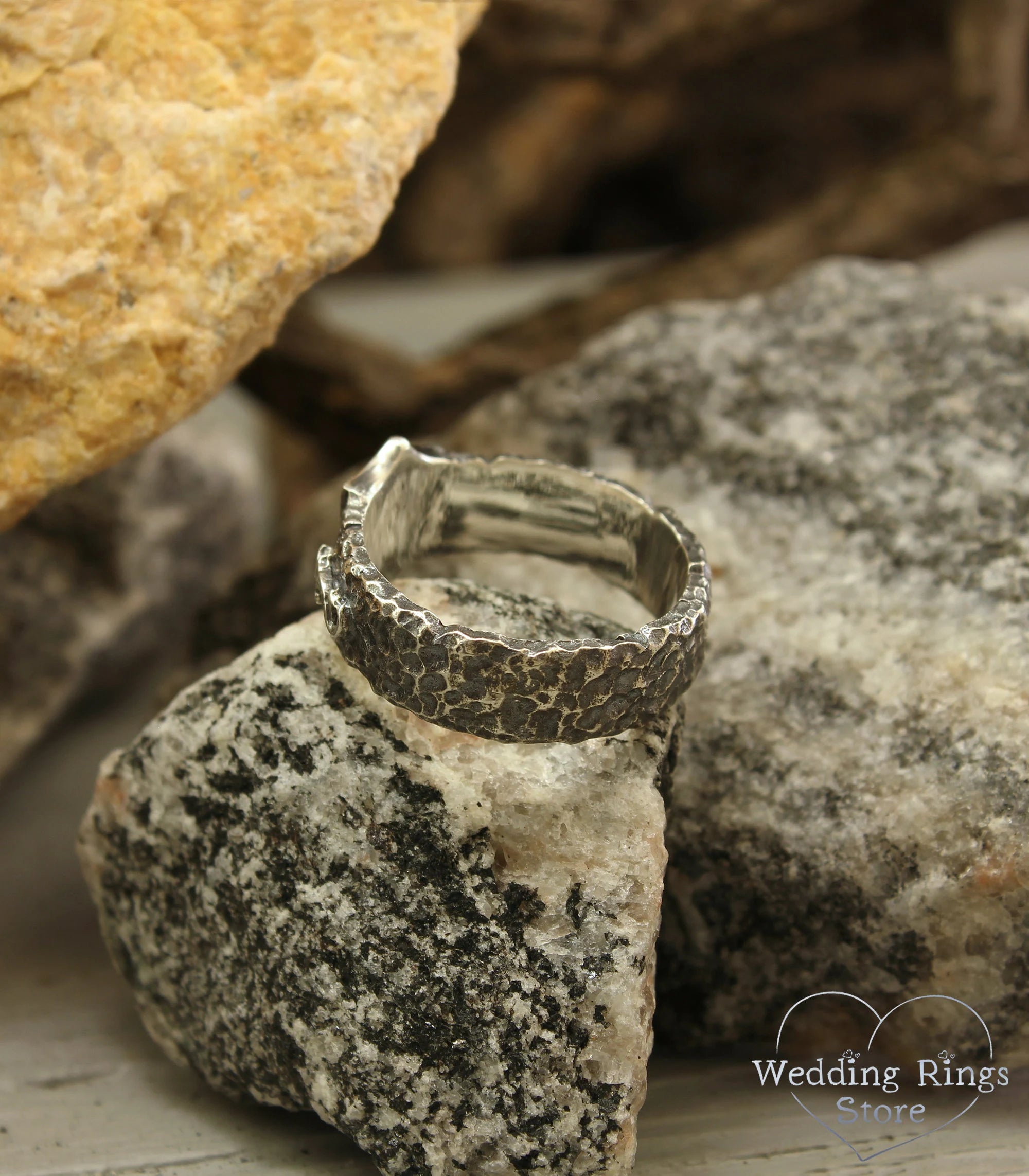 Knight's Shield Personalized Men's Ring Sterling Silver