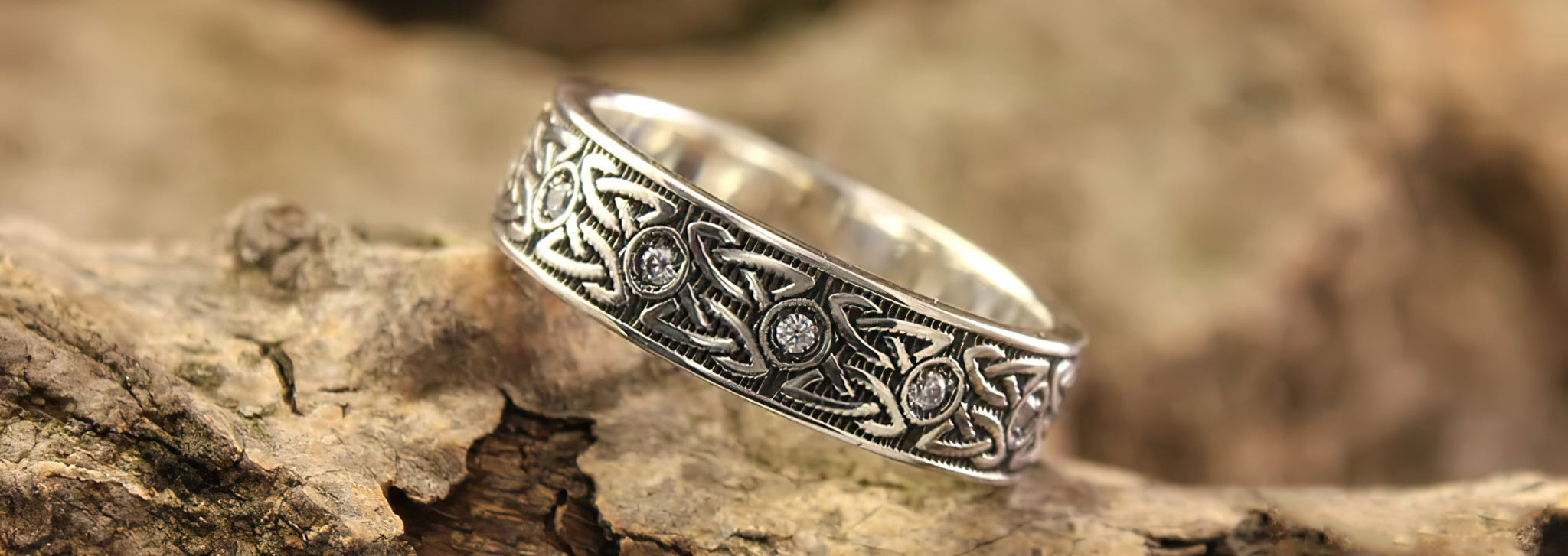 Admire the Celtic Rings for Women & Men. Crafted by Hand