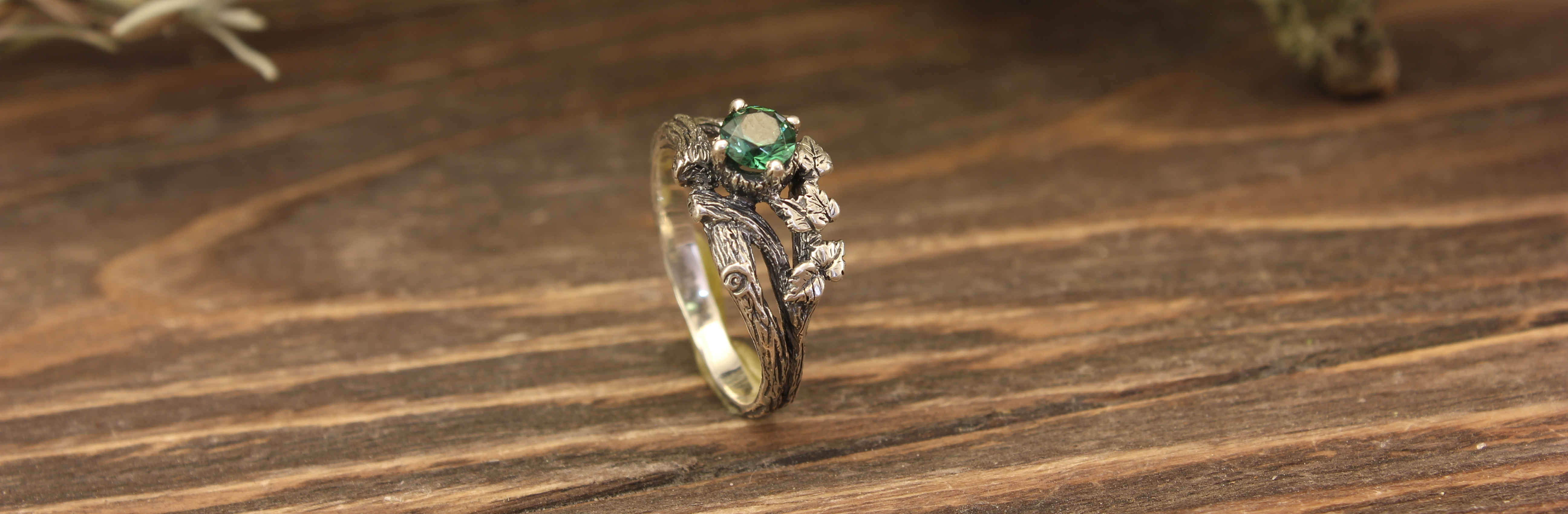 Nature inspired Engagement Rings