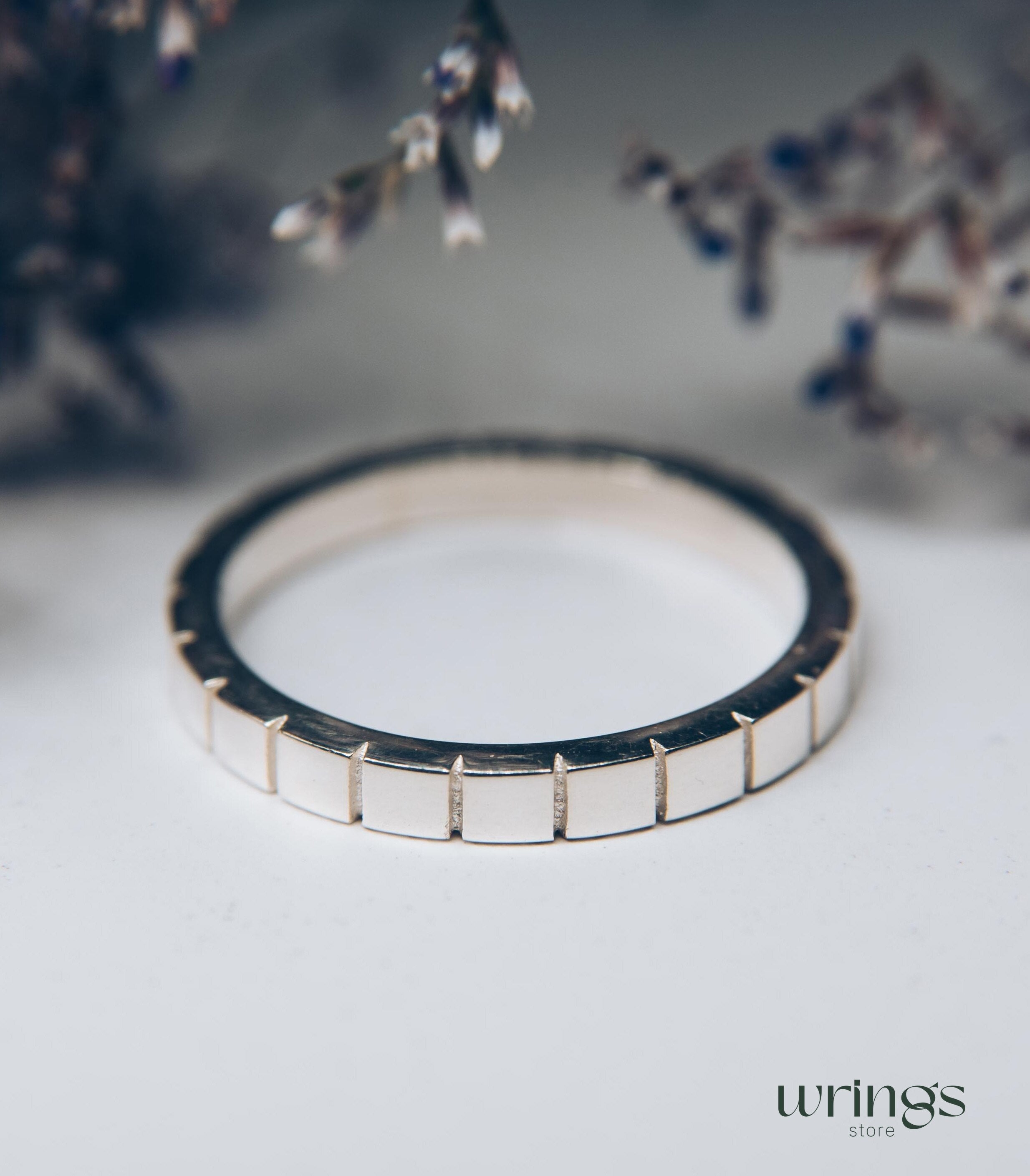 Basic & Cute Silver Simple Promise Ring for Women